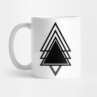 Triangle illustration Mug